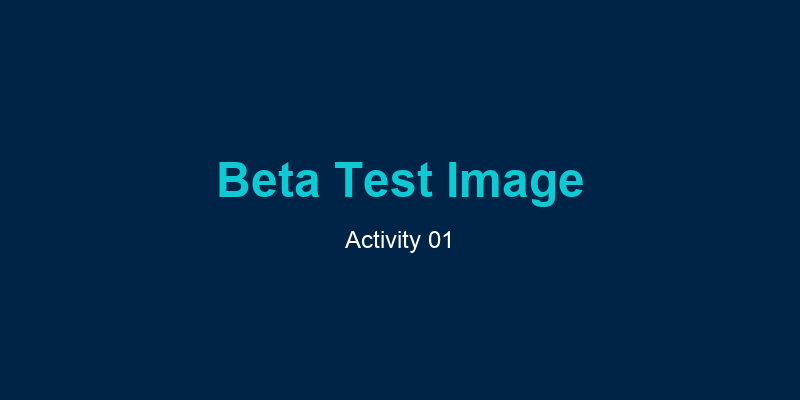 Beta Test Post – Migration Verification